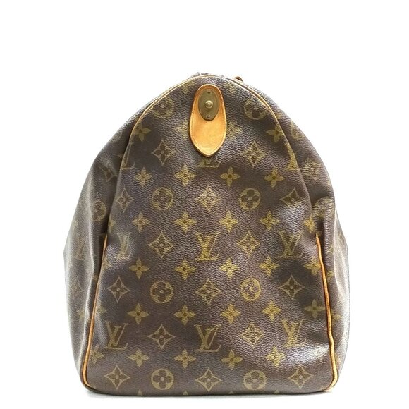 (S6) Authentic Vintage Louis Vuitton Boston Bag Keepall 50 Brown Monogram 365592 - Picture 2 of 9